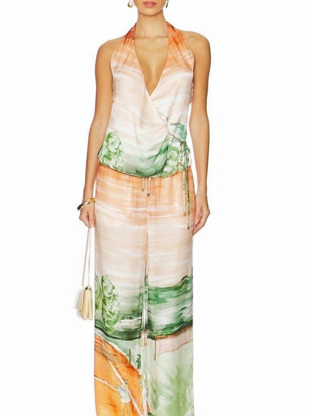 ROAME. Miles Pant. Abstract Print Wide Leg Pants Size 1